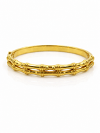 Golden Bamboo Kada Bracelet