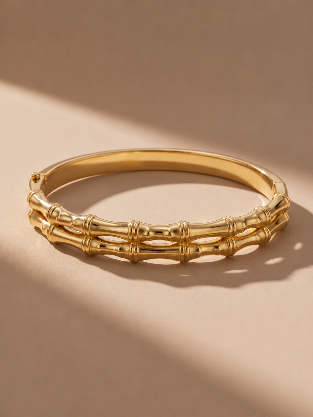 Golden Bamboo Kada Bracelet