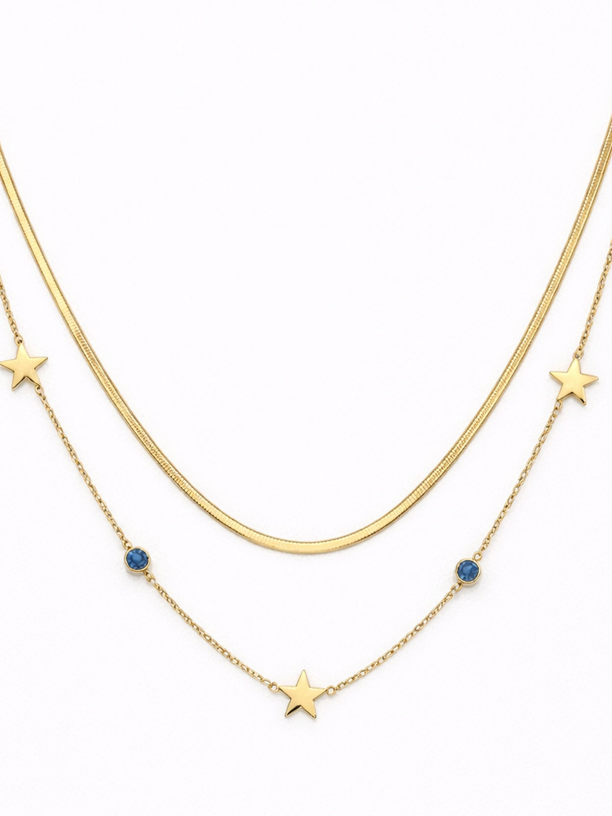 evil eye star gold necklace