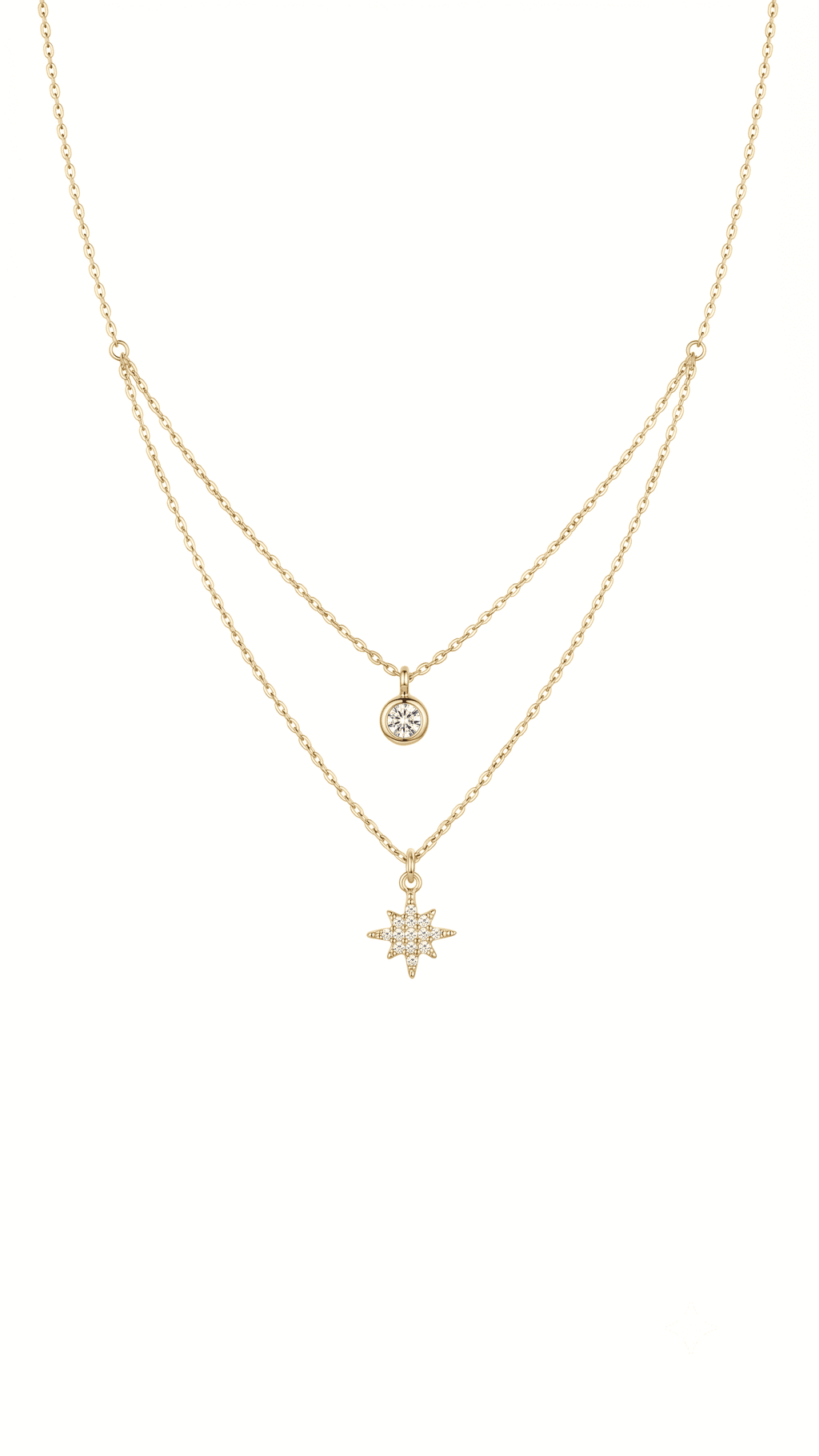 Celestial Star Layered Necklace | Premium Anti-Tarnish Jewellery