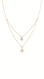 Celestial Star Layered Necklace | Premium Anti-Tarnish Jewellery