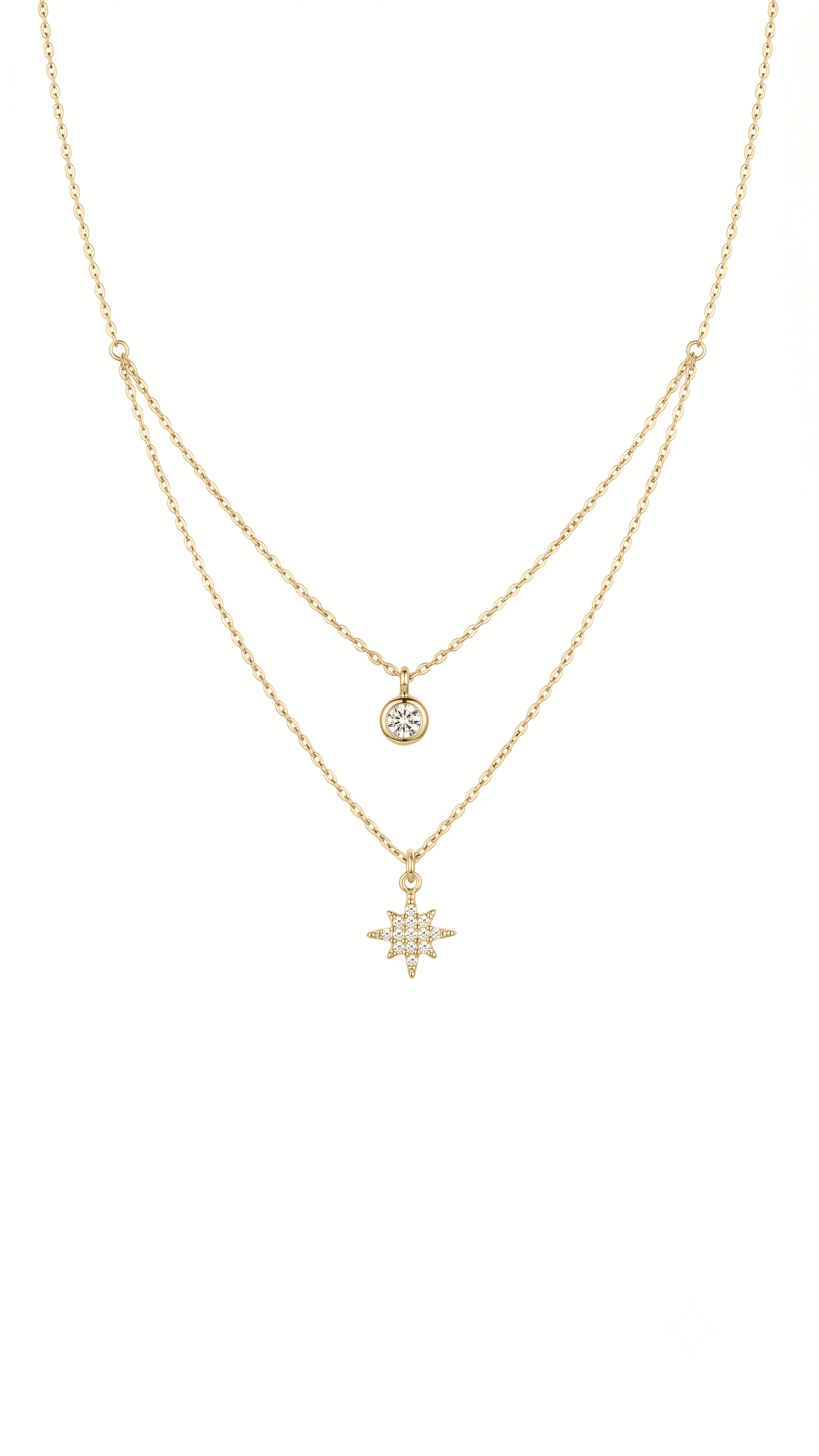 Celestial Star Layered Necklace | Premium Anti-Tarnish Jewellery