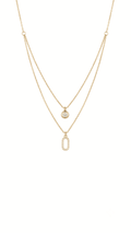 Anti-Tarnish Double Layer Chain Necklace | Gold-Plated Jewellery