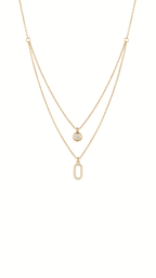 Anti-Tarnish Double Layer Chain Necklace | Gold-Plated Jewellery