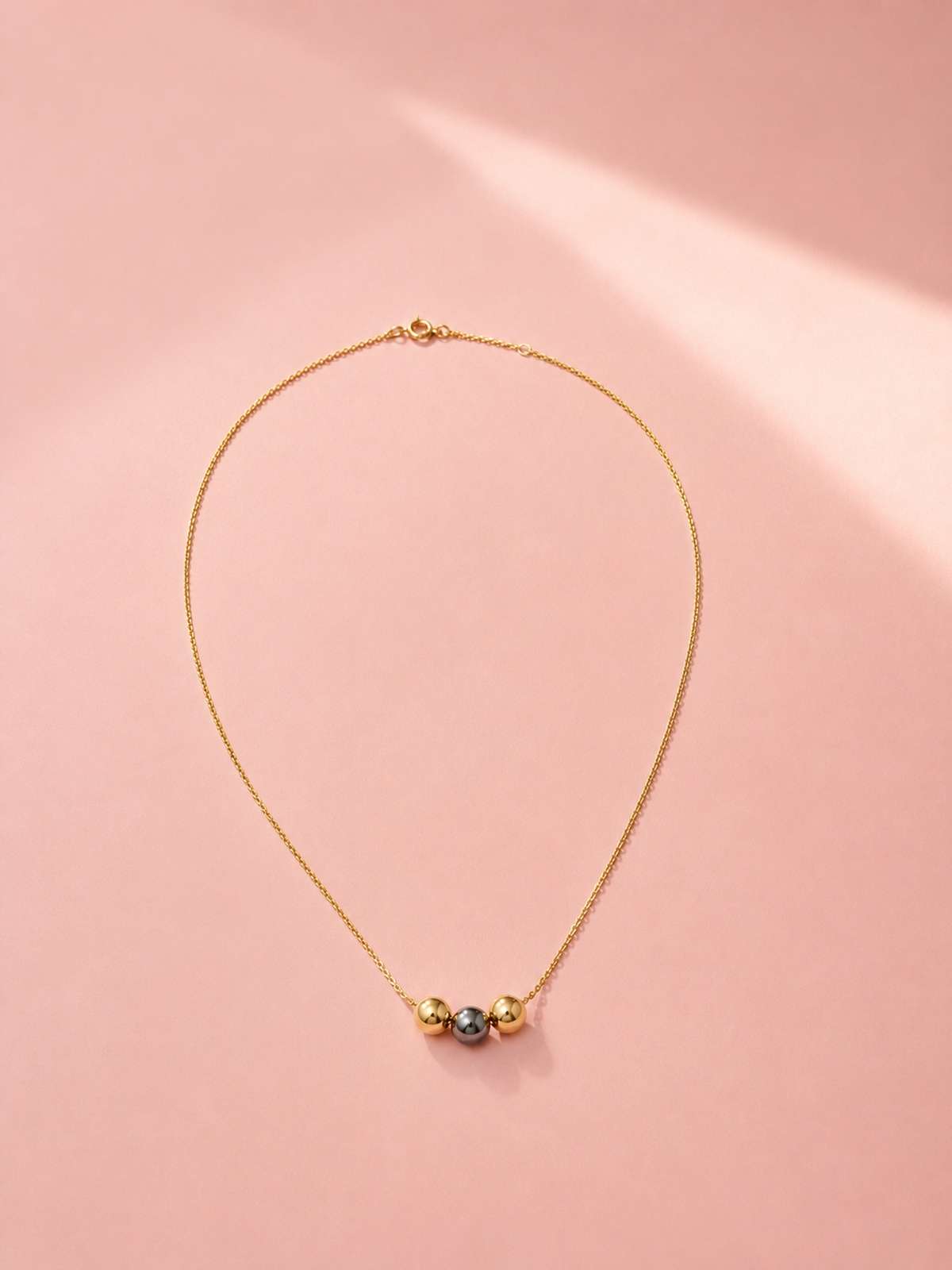 Gold &amp; Silver Ball Necklace Set | Premium Anti-Tarnish Jewellery