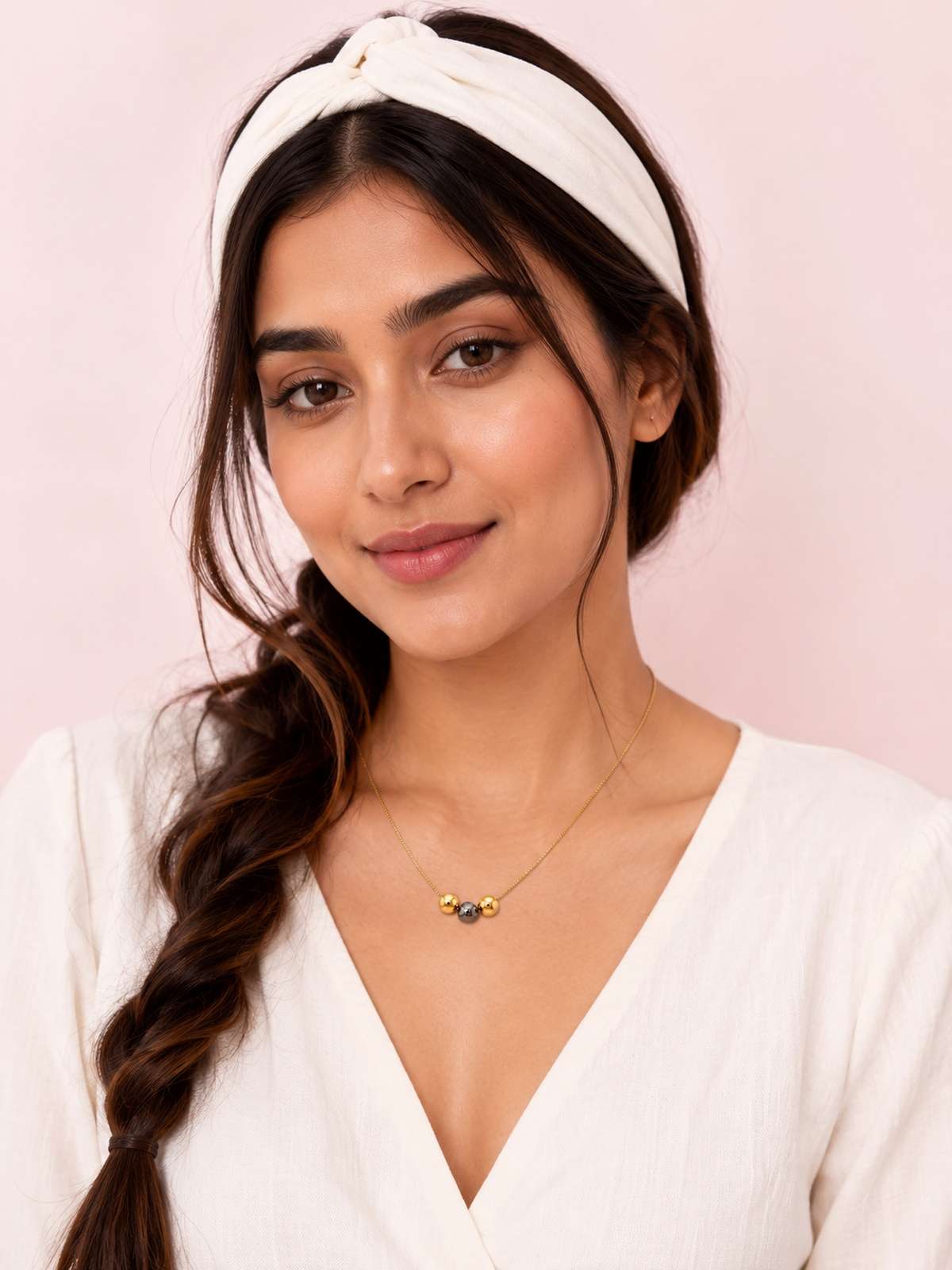 Gold &amp; Silver Ball Necklace Set | Premium Anti-Tarnish Jewellery