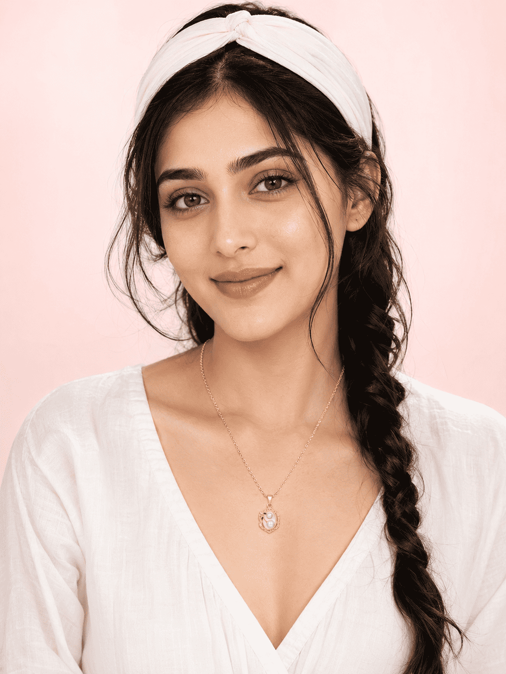 Double Pearl Pendant Necklace | Premium Demi-Fine Jewellery