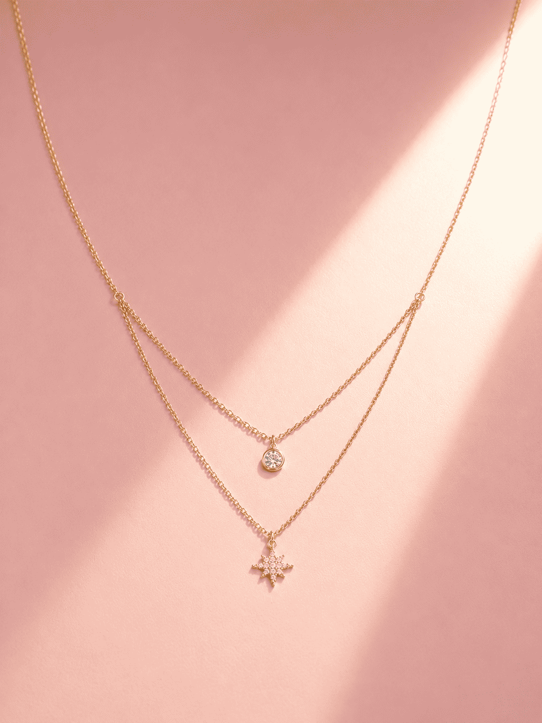 Celestial Star Layered Necklace | Premium Anti-Tarnish Jewellery