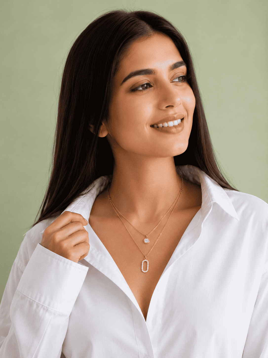 Anti-Tarnish Double Layer Chain Necklace | Gold-Plated Jewellery
