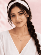 Gold Open Heart Pendant Necklace | Premium Demi-Fine Jewellery