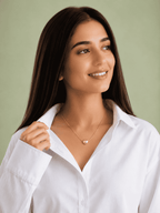 Gold Puffy Heart Necklace | Anti-Tarnish 18K Gold-Plated Demi-Fine Jewellery