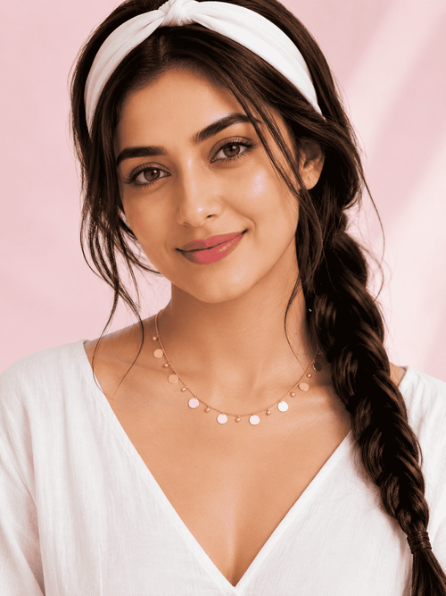 Anti-Tarnish Gold Station Necklace | Premium Demi-Fine Jewellery