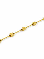 Geometric Cube Bead Bracelet