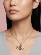 World traveller charms necklace