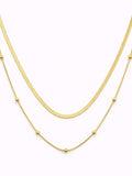 Layered Gold Chain Necklace
