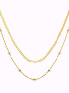 Layered Gold Chain Necklace