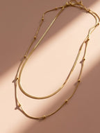Layered Gold Chain Necklace