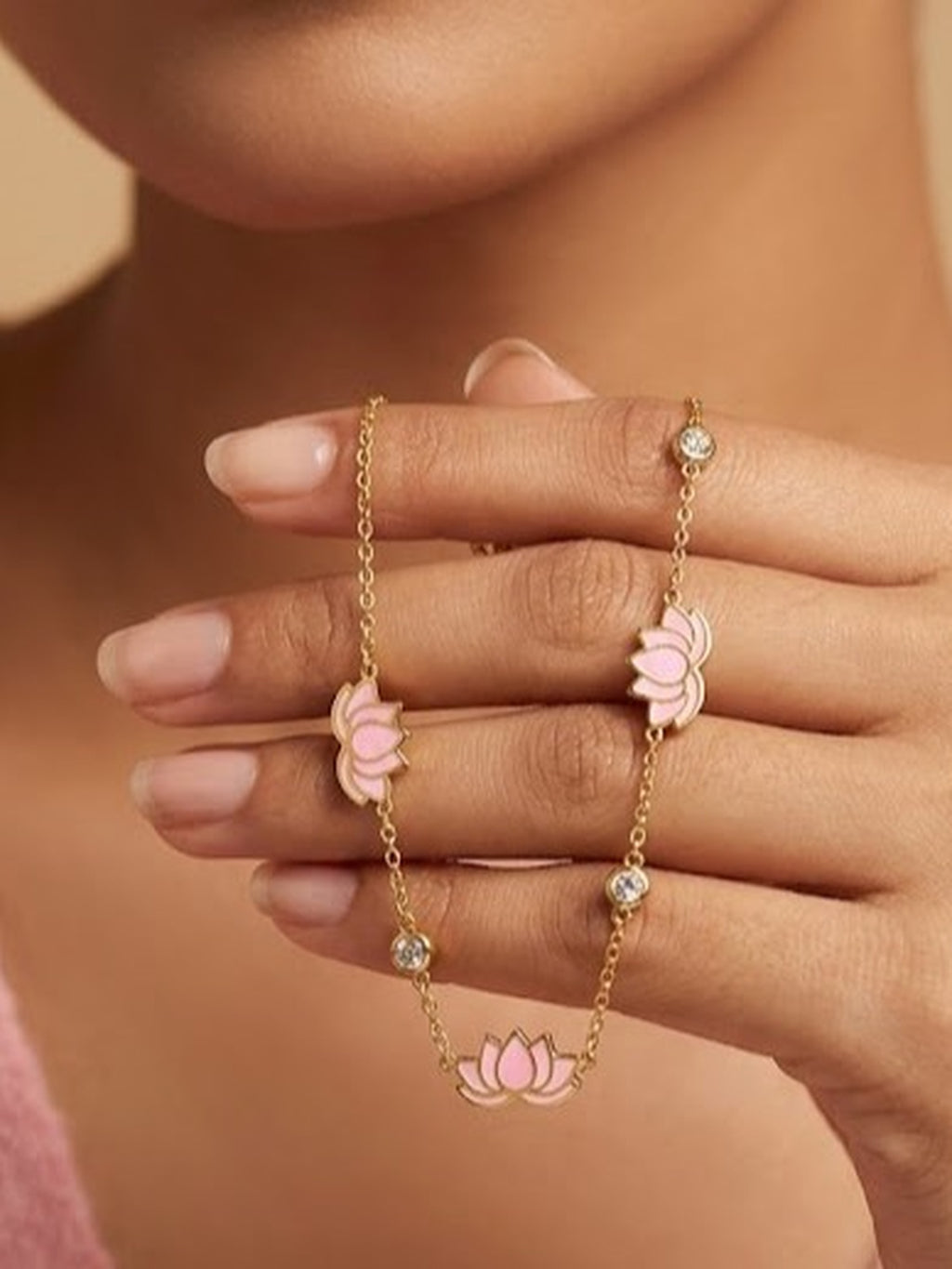 Floral Lotus Bracelet