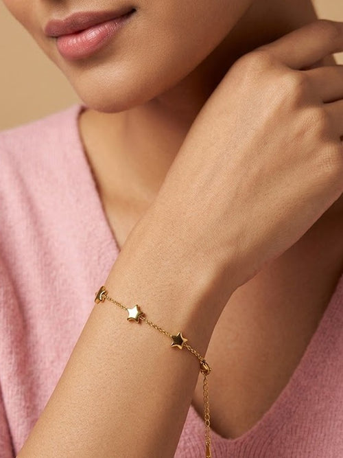 Delicate Star Station Bracelet