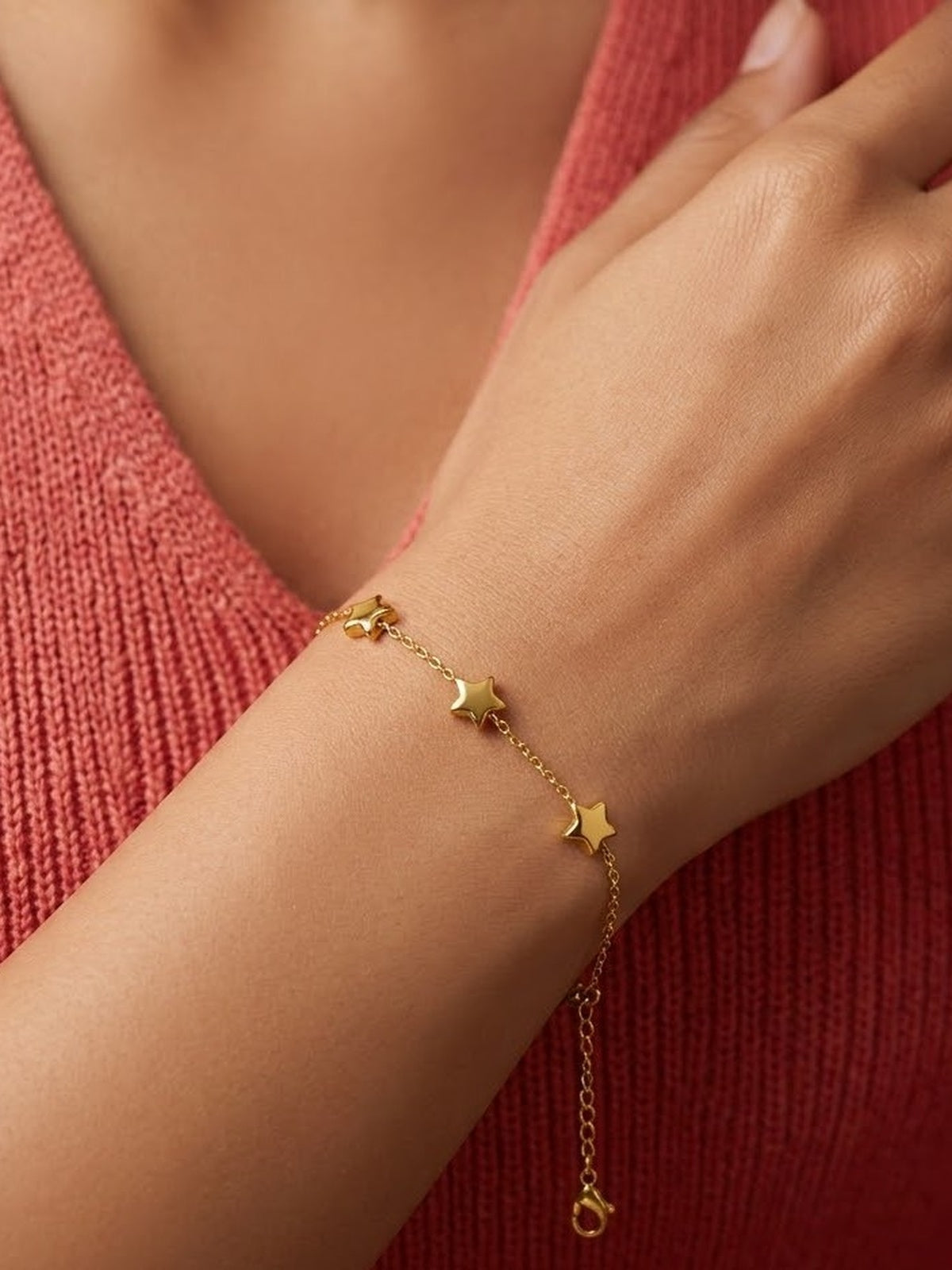 Delicate Star Station Bracelet