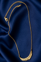 golden arc necklace