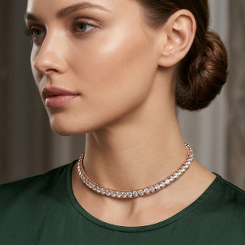 Aishwarya Favorite Diamond Choker – anti-tarnish gold choker by Nesiy