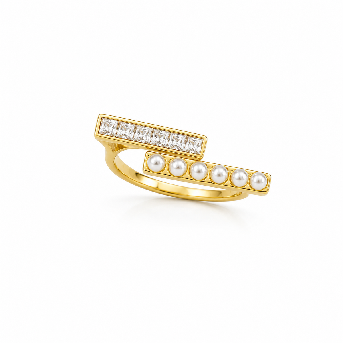 Chic Layer Artisan Ring – anti-tarnish gold ring by Nesiy