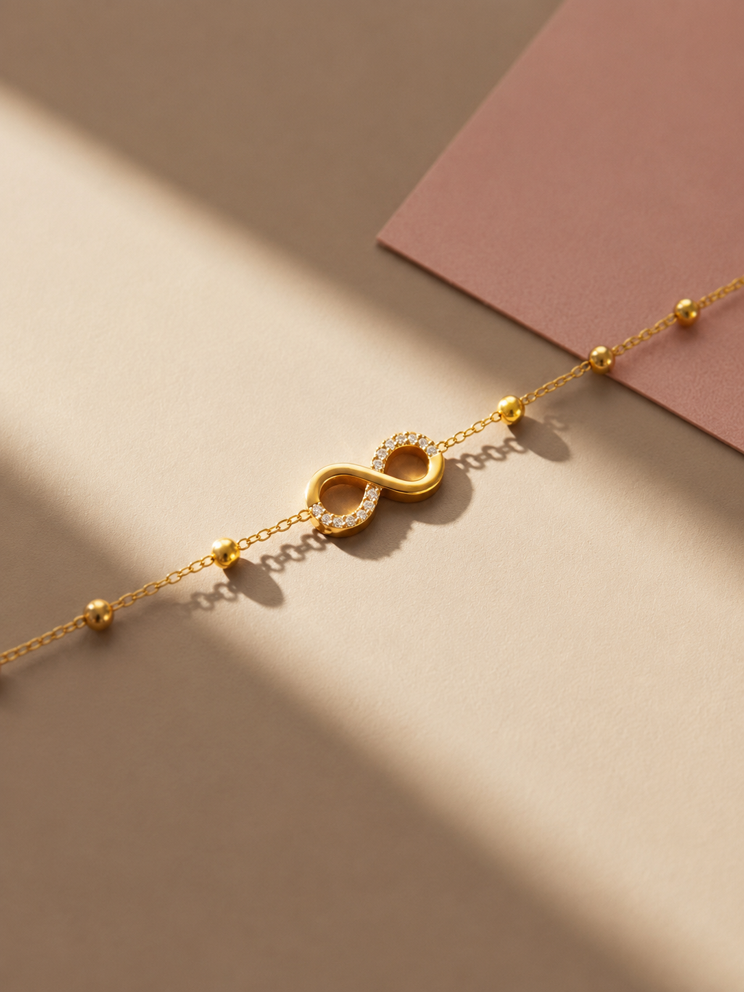 Minimal Infinity Charm Bracelet