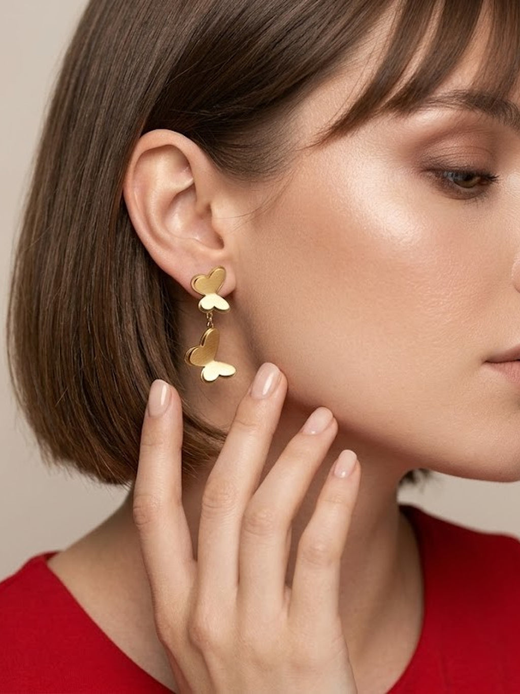 Butterfly Drop Earrings