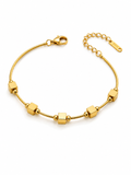 Geometric Cube Bead Bracelet
