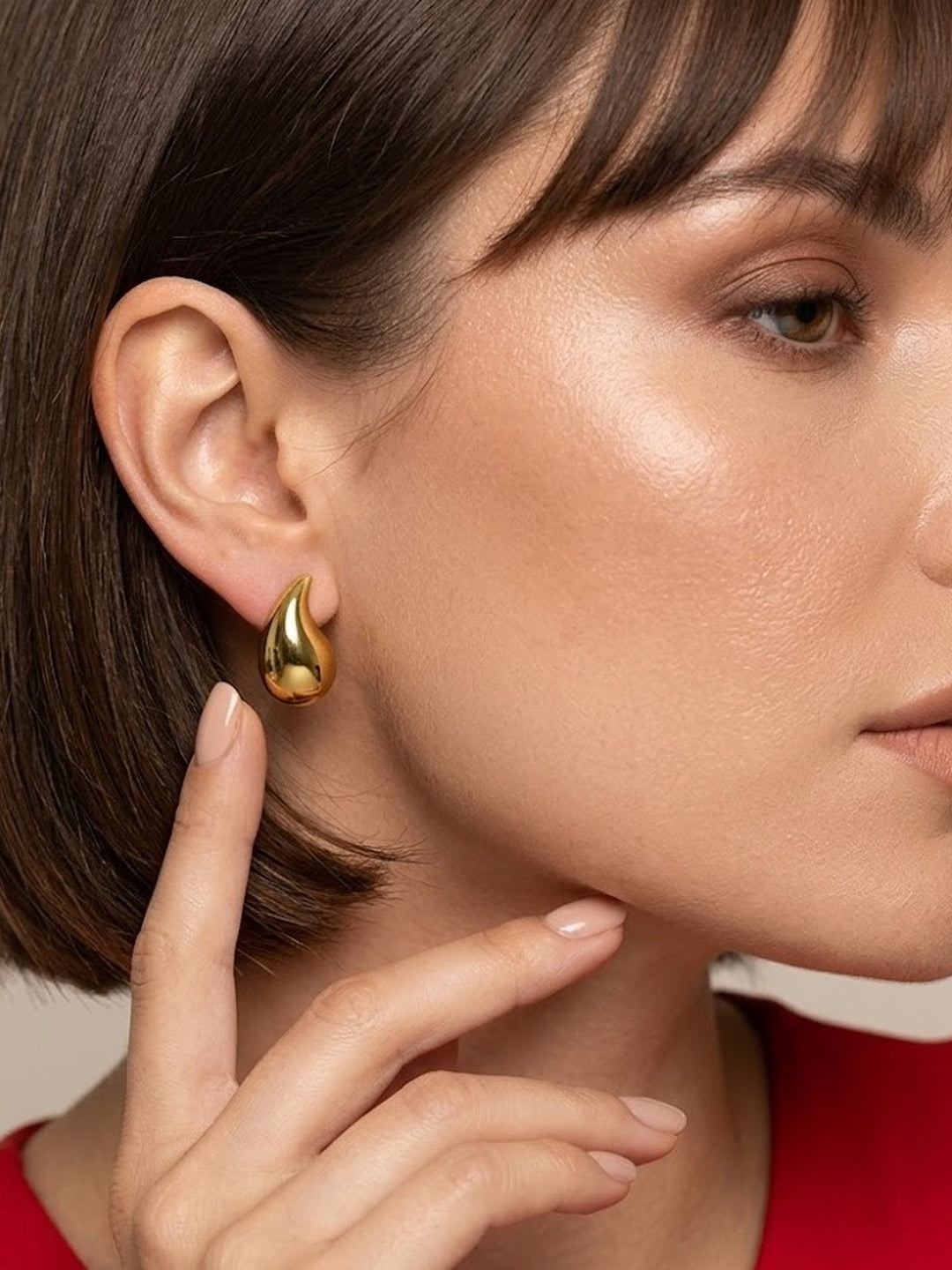 Classic Gold Teardrop Earrings