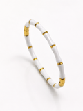 White enamel Kada Bracelet