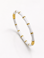 White enamel Kada Bracelet
