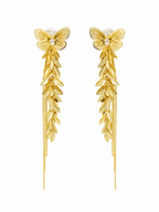 Butterfly Long Tassel Earrings