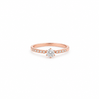 Priyanka Rose Gold Proposal Ring – anti-tarnish rose gold ring by Nesiy