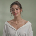 Golden heart necklace