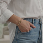 Golden Vintage Coin Bracelet