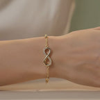 Minimal Infinity Charm Bracelet