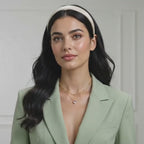 Love drop layered necklace