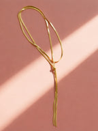 Layered snake chain necklace