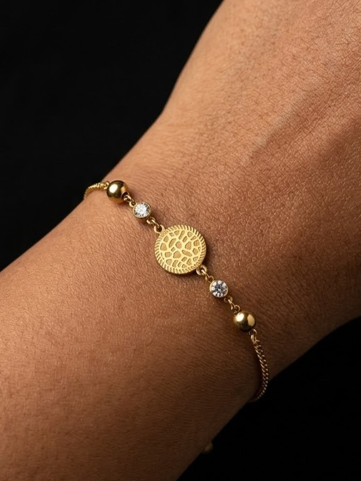 Golden Vintage Coin Bracelet